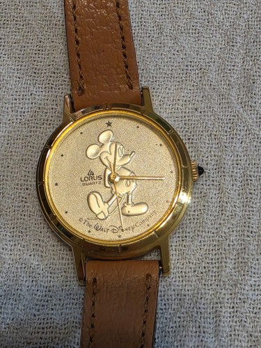 Lorus disney mickey mouse gold - mouse,