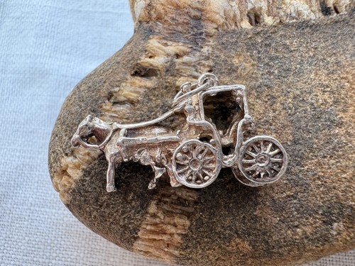 Vintage silver horse and - vintage,