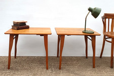 Pair Of Vintage Solid Oak