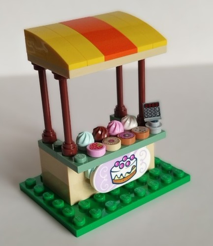 Lego three sided market - market, cake