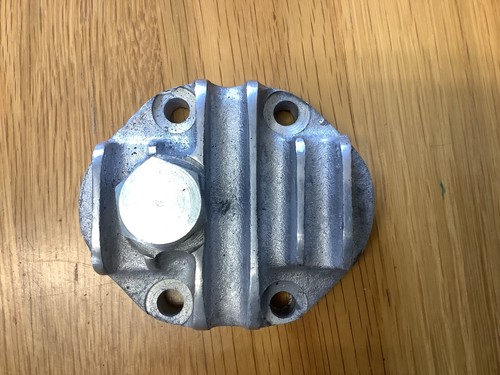 Bsa alloy finned sump plate - bsa,