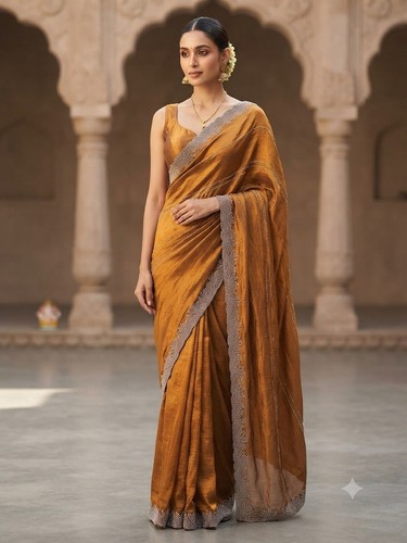 New saree with blouse - new,