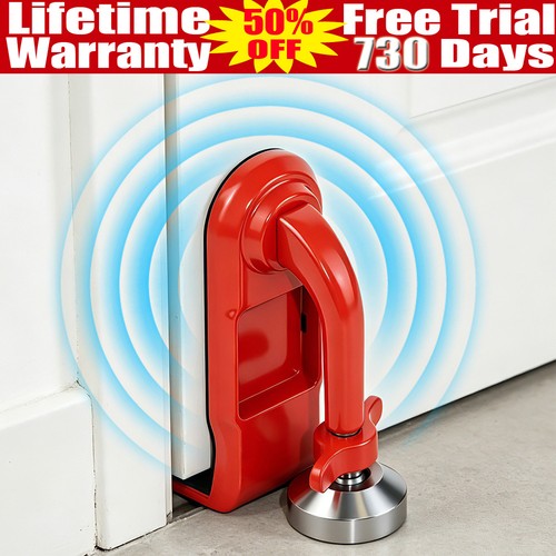 Portable door lock stopper - lock,