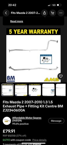 Mazda sport 2008 silencer - 2,
