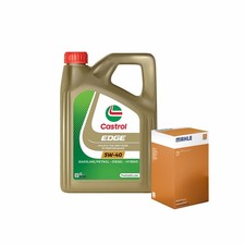 Mahle Knecht Oil Filter Engine Oil Service Kit 4 Litre 5W40 4L Castrol Edge
