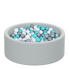 Foam Ball Pit, Soft Kids Ball Pool Soft Baby Playpen Indoor Outdoor - No Balls