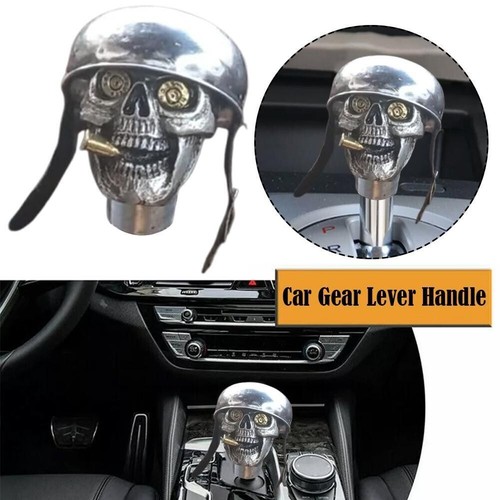 Skull soldier car gear knob - skull,