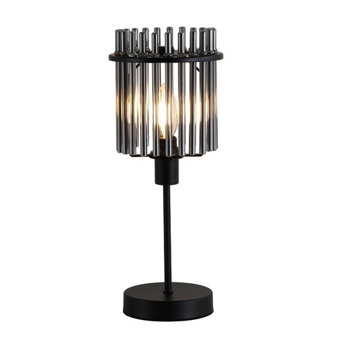 Table lamp black metal - table,