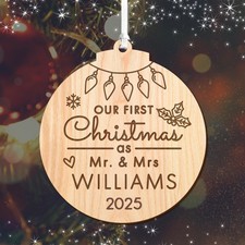 Personalised Christmas Bauble