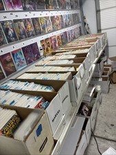 bulk lot of comic books
