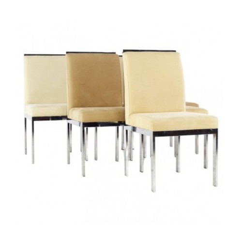 Mid century upholstered - mid, chrome