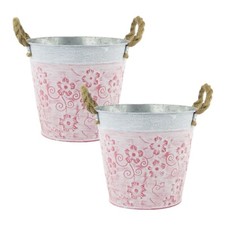 2pc tin pail - pail, pot
