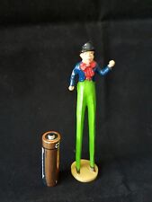 CHARBENS MIMIC SERIES -RARE Lead Circus Figurine - Man Stilts Tall (4.5 Inches)