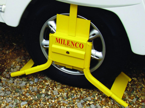Milenco caravan wheel clamp - milenco,