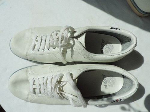 Size white leather - size, amf