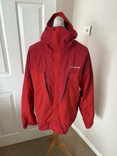 Men’s Red Berghaus Mera Peak IV Goretex Jacket Size XL 