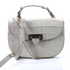 Aspinal Of London Crossbody Bag Portobello Mock Croc Off White