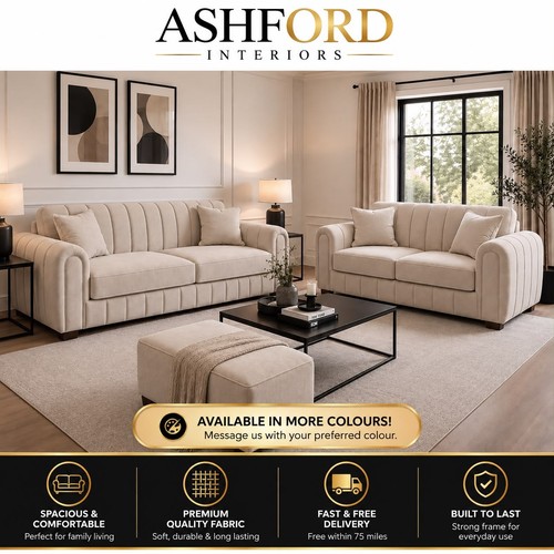 Ayla plush sofa set - 3+2,
