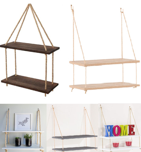 Double rope shelf floating - double,
