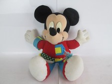 Mickey Mouse- 1993 Learn to Dress Doll Walt Disney Stuffed Plush Mattel Toy
