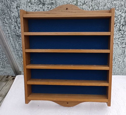 Vintage pine wall display