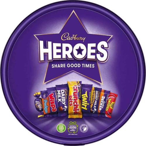 Cadbury heroes chocolate - heroes, bars