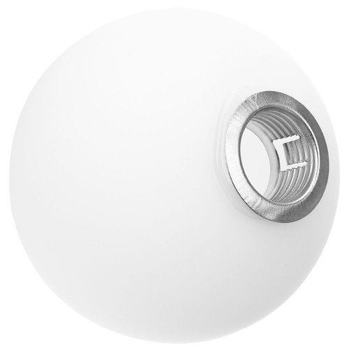 White glass globe lamp shade - white,
