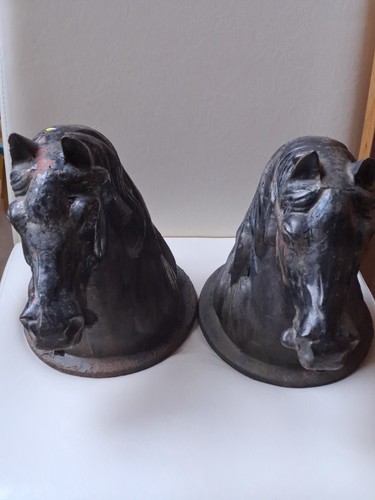 Antique cast iron horse - antique, head