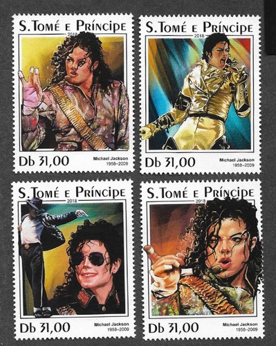 Michael jackson stamps set - michael,