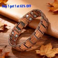 Ultra Strength Magnetic Bracelet for Men Copper Bracelet