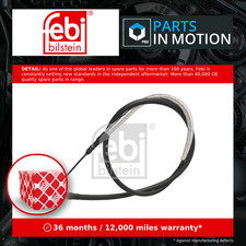 Handbrake Cable fits FIAT SCUDO 1.6D Rear Left or Right 07 to 16 Hand Brake Febi