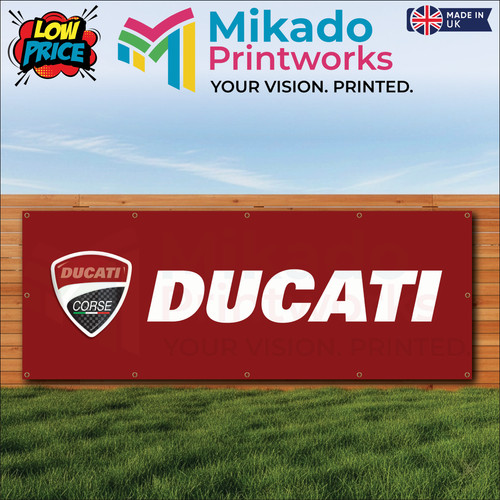 Ducati banner garage workshop - banner,
