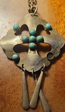 Brass Pendant Necklace with