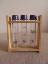 Vintage Harry Potter Plastic Test Tubes In A Branded Wooden Rack