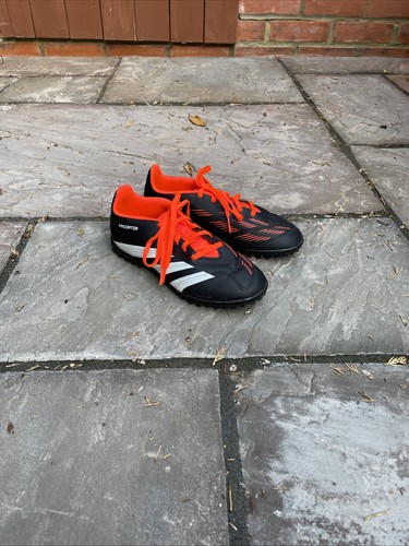 Orange and black adidas - and,