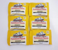 6 x Fisherman's Friend Aniseed Menthol Lozenges 25g