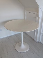 White tulip table 90cm - white,