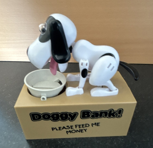 Mechanical doggy bank moneybox - bank,