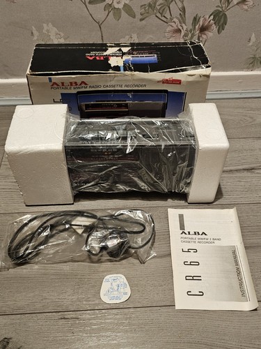 Vintage alba cr65 - alba, portable