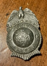 Vintage Junior G Man Badge Toy