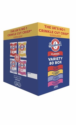 Seabrook variety crisps box - crisps,