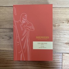 BN Humble Lamb 'Shepherd' NKJV Bible in Fox Orange Goat Skin- Art gilt Edge Gilt