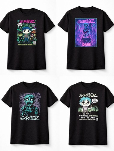 Gorillaz band shirt feel - band, t-shirt