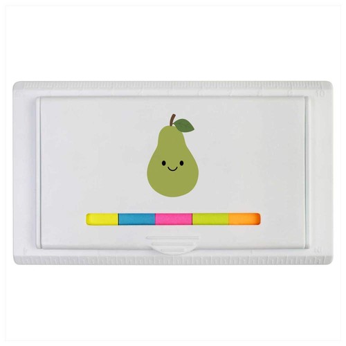 Happy pear sticky note ruler - pear',