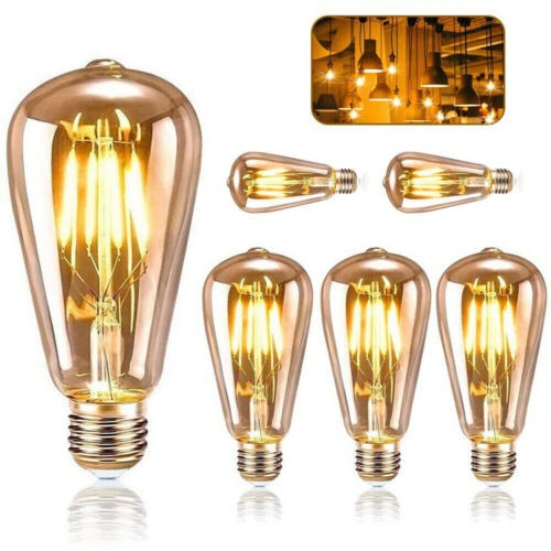 Edison lamp bulb st64 e27 - 6*,