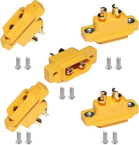 5pcs xt60e male plug connector - 5pcs,