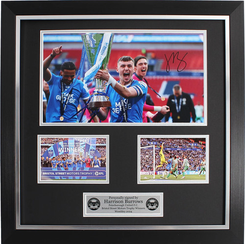 Harrison burrows signed photo - signed,