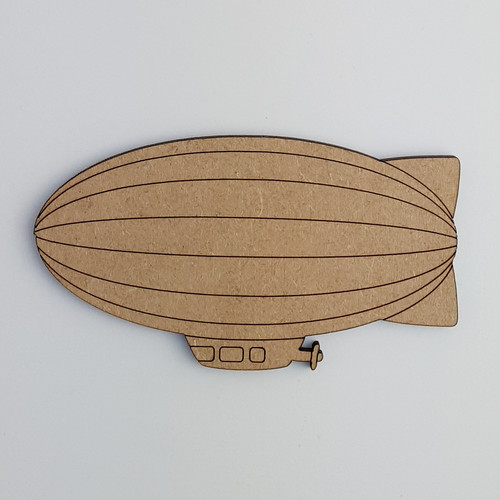 Wooden mdf airship zeppelin - wooden,