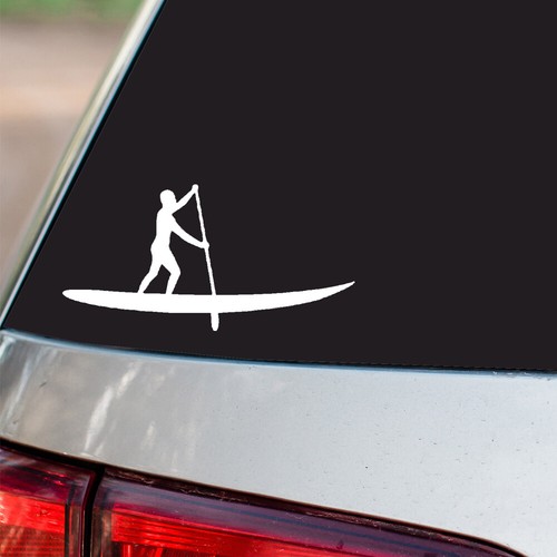 Stand paddle board - up, sticker