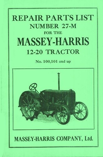 Massey harris wallis - massey, 12-20